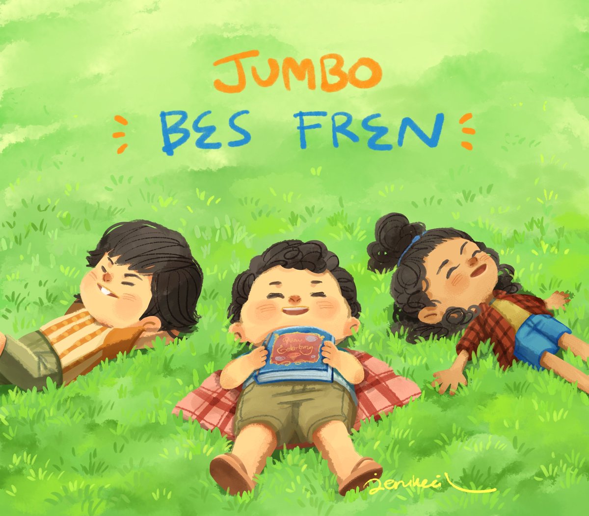 jerukecil_'s tweet image. Jumbo! 🌟