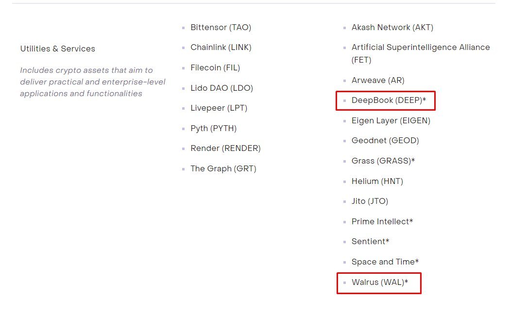 🚨 SUI BREAKING 🚨

<a href="/Grayscale/">Grayscale</a> just added $DEEP and $WAL to their Assets Under Consideration list 👀

The world’s largest crypto asset manager is eyeing <a href="/SuiNetwork/">Sui</a> ecosystem gems 🧠

$SUI isn’t just early — it’s ALPHA.