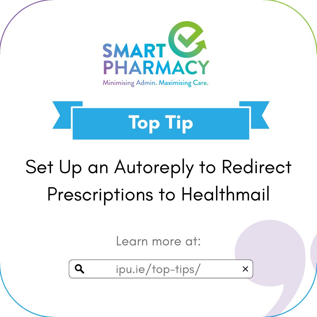 Irish Pharmacy Union tweet media