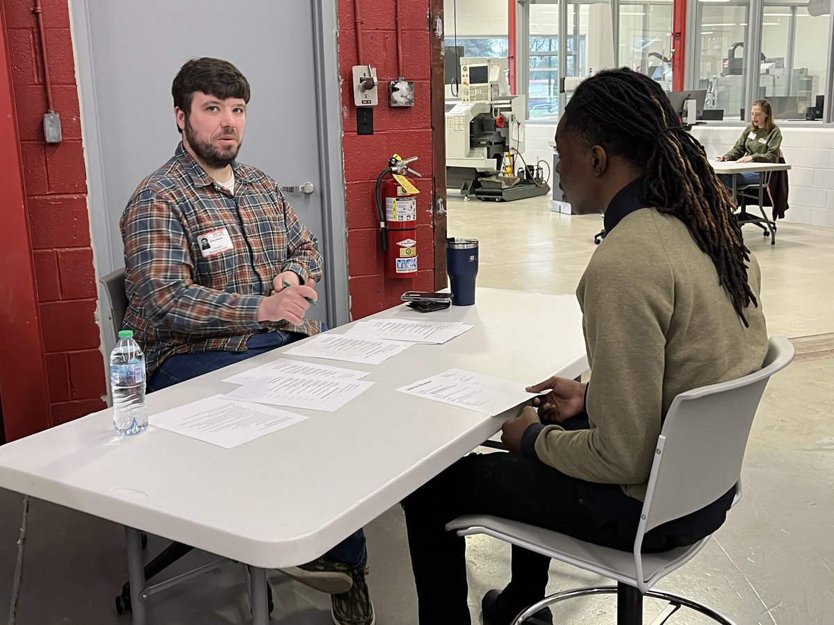 A wonderful day where leaders from local and regional business and industries interview Computer Aided Design &amp; Engineering Technologies students!   Some of these interviews will lead to summer internships.   Thank you for the amazing partnership!  #kentriderpride @kentschools