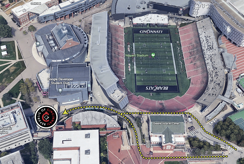 RepOfCincinnati's tweet photo. 🟥⬛️ 2025 #Bearcats Spring Game tailgate ⬛️🟥

🔴 Arrival 9:30am, setup by 10am
🔴 Cleanup by 11:45am, kickoff at noon
🔴 Tailgate spread of wings/ribs/chips + @CincyLight &amp; water

Full details:
https://t.co/tC0MReZ97u https://t.co/BfbYFHwO7O