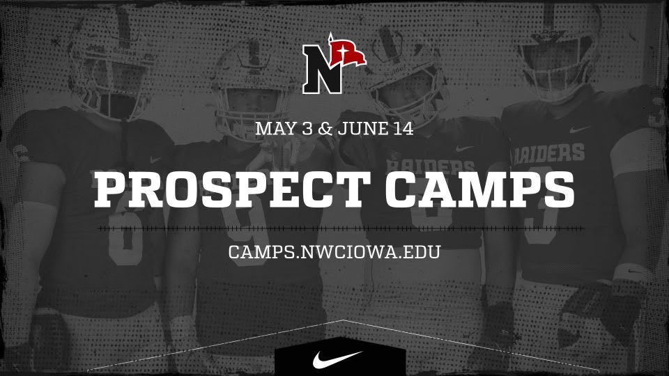 Thank you <a href="/nwc_fb/">Northwestern College Football</a> for the camp invite!!