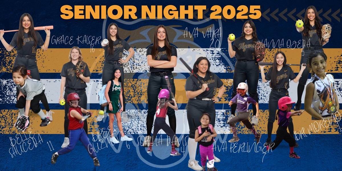 It’s Friday, it’s game day, and it’s senior night! 🐅 

Come join us as we celebrate these 8 amazing seniors tonight starting at 6:15! 

Vs McNeil 
📍Stony Point
JV: 5 Varsity 7:00