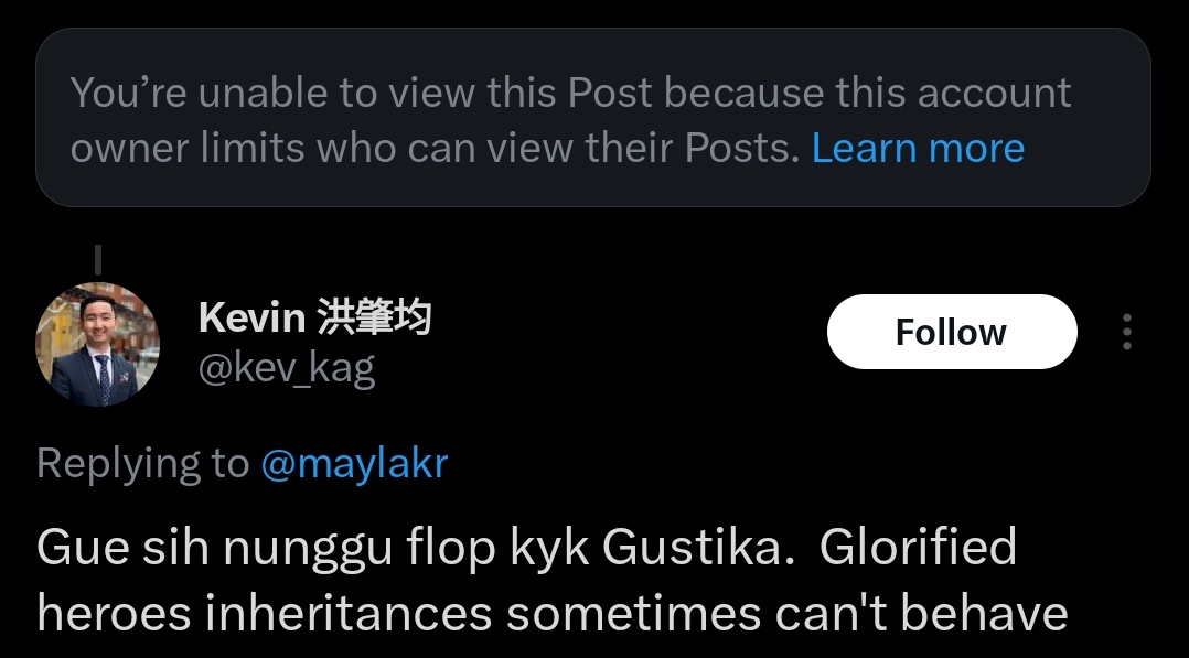 Randy & Gustika Are: Unqualified tweet media