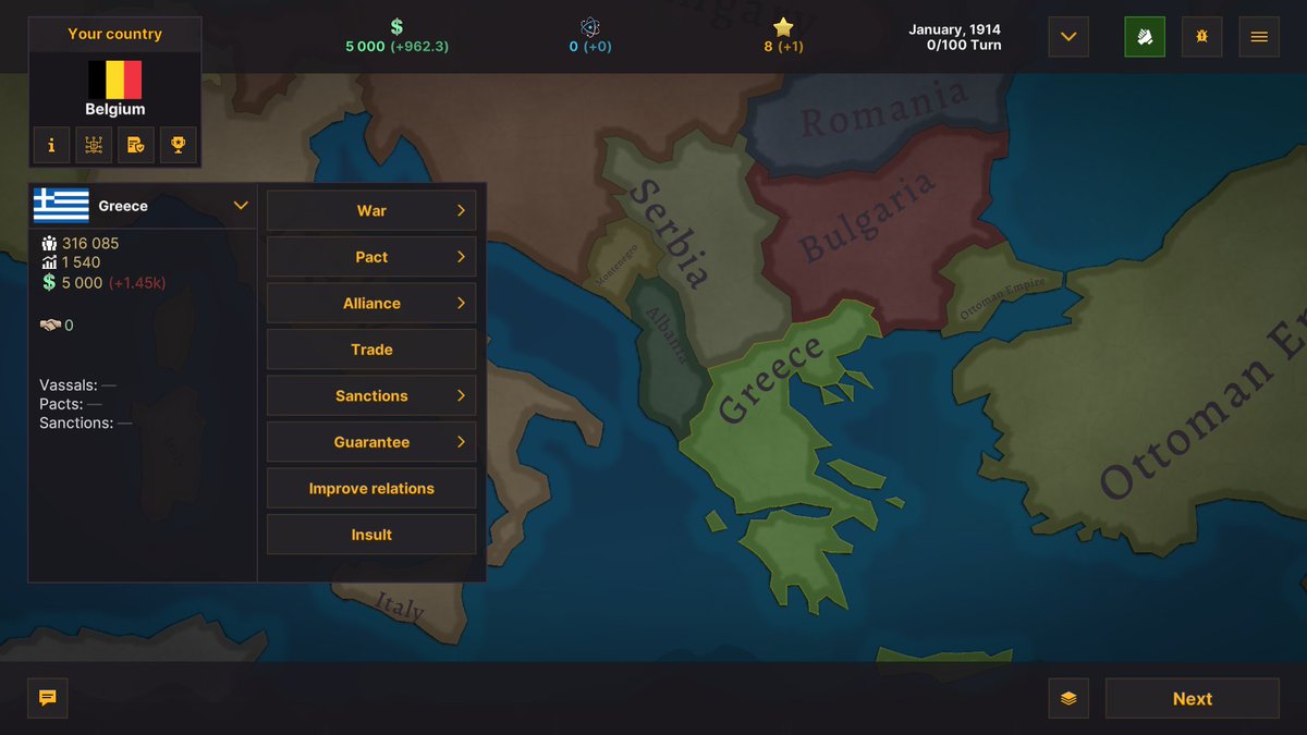 What is your favorite flag? Ours is the pirate flag 🏴‍☠️ (yarr!), but it's not presented in Warnament...

The flags of many other countries, on the other hand, are now in the game, with v0.9.32 update! Check it out:

store.steampowered.com/news/app/12017…

#turnbased #indiegame #madewithdefold