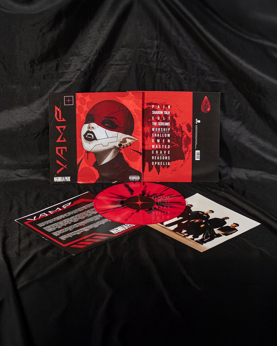 Magnoliaparkfl's tweet image. Welcome Vampires! Our sophomore album VAMP is out now. We can't wait for you to experience this world with us. Vinyl, CD, and streaming is available everywhere go listen now and rise above The Shadow Cult. magnoliapark.ffm.to/vamp