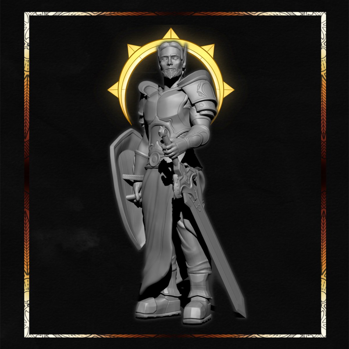 WARIORS_A_RUIN's tweet photo. Check out this stunning 3D model of the Zealot! 

With intricate armor and a mighty sword, this holy warrior is ready to bring divine justice to the battlefield.

Model by: @EricCurrier8

#boardgame  #3DModel  #fantasy https://t.co/kBZYNNw3lQ