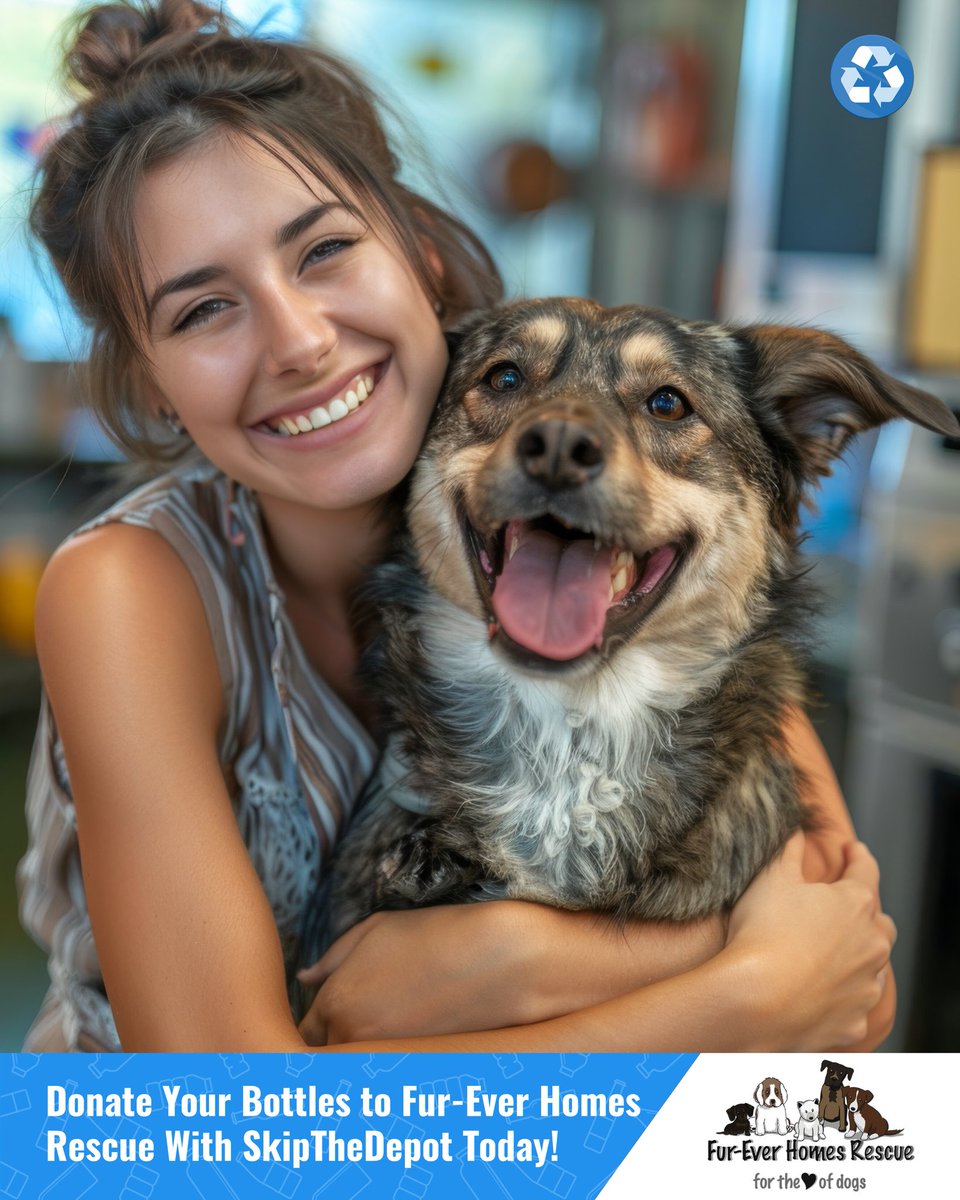 Fur-Ever Homes Rescue is on a mission, and we need YOUR help! ♻️ Partnered with SkipTheDepot, we're turning bottles  into a force for good. 

Select Fur-Ever Homes Rescue as your donation choice or use this link: app.skipthedepot.com/fureverhomesre… 

#yeg #yyc #edmonton #calgary #reddeer