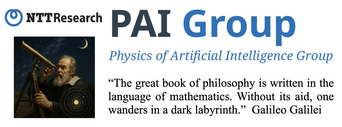 AI is reshaping society and ourselves. We're at the wheel, steering this powerful force.

But what future do we envision for a human-AI society, and how can we get there safely?

We’ve launched "Physics of AI Group" to explore the Philosophy and Physics of Intelligence.