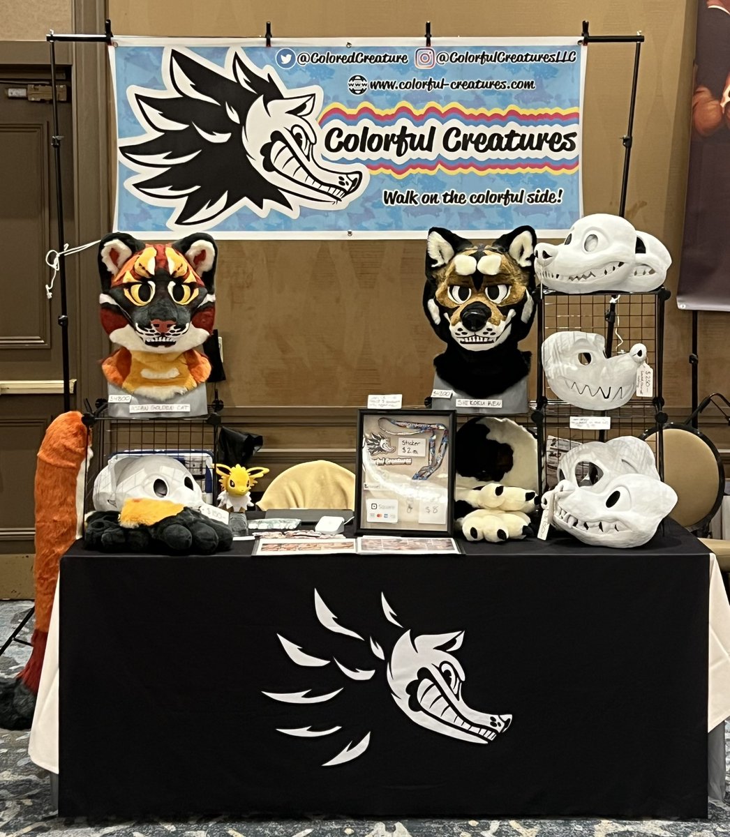 All set up for this TFF weekend! Come say hi! Table 20 in the den