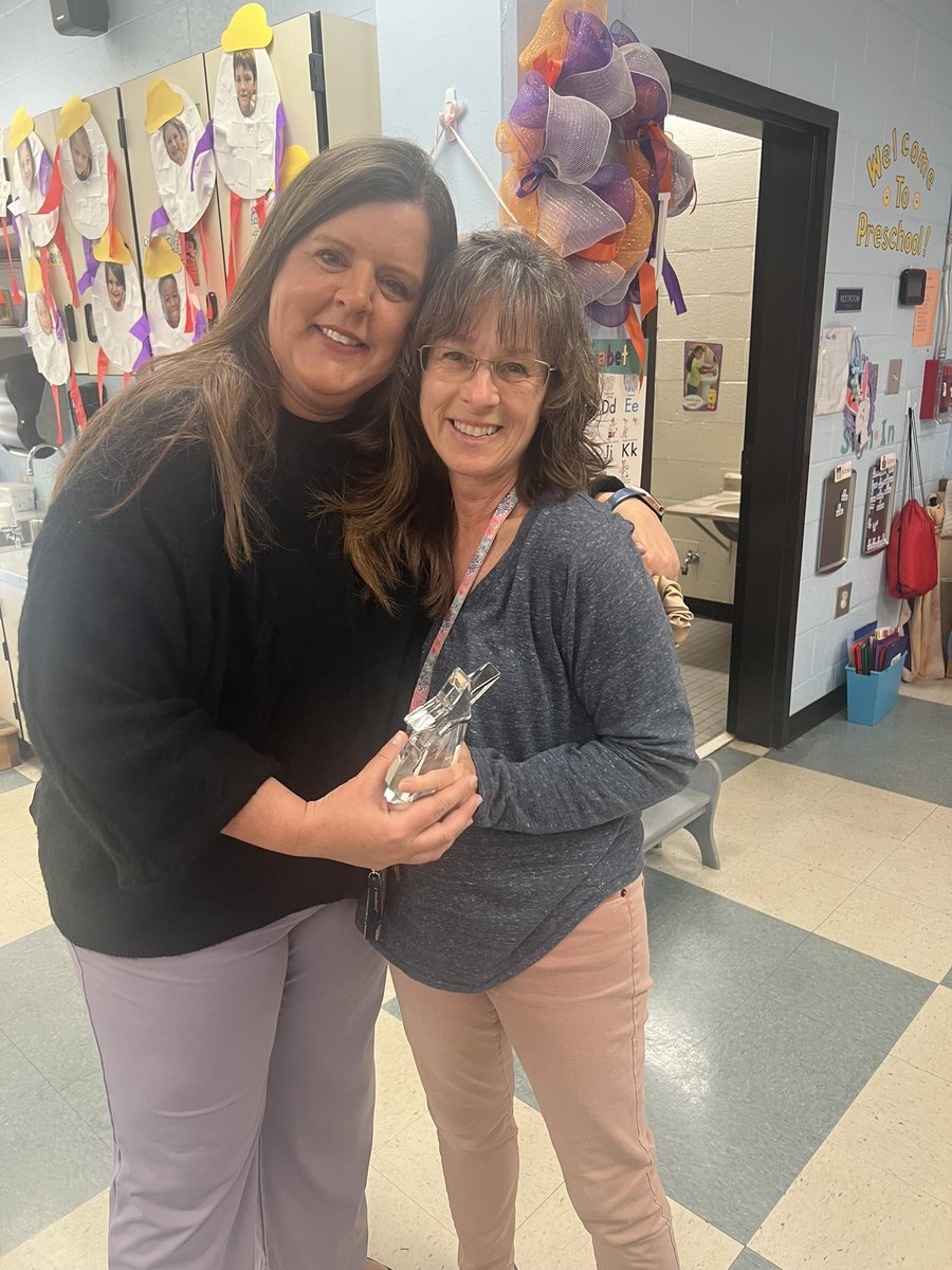 Ending this week with a Huge Congratulations to Clover ATC’s Teacher of the Year, Mr. Jeff Sigmon and Support Staff Person of the Year, Mrs. Lorie Holben! We are so happy and thankful for these two dedicated educators!