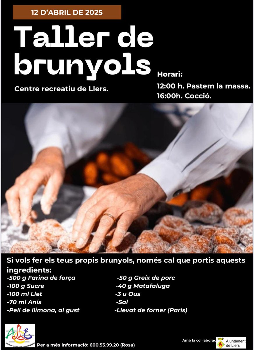 Taller de brunyols ❤️
#Llers #Empordà #AltEmpordà