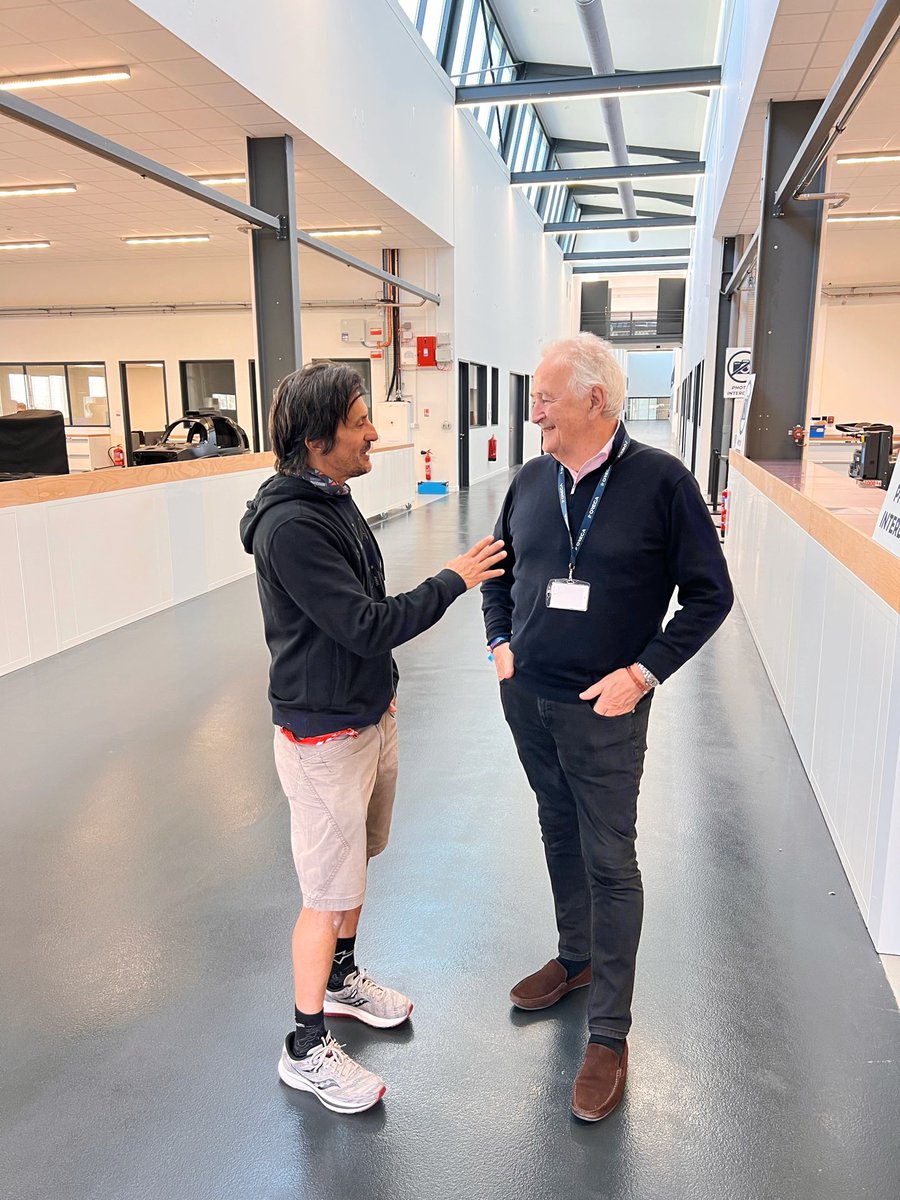 Oreca's tweet photo. 😍 An immense pleasure to welcome Stéphane Ortelli fully recovered at the #Technocentre! And a great opportunity to reconnect and relive some incredible memories we’ve shared over the years… Moments driven by passion, performance, and genuine emotion 🤩 https://t.co/RWT3DprxGS