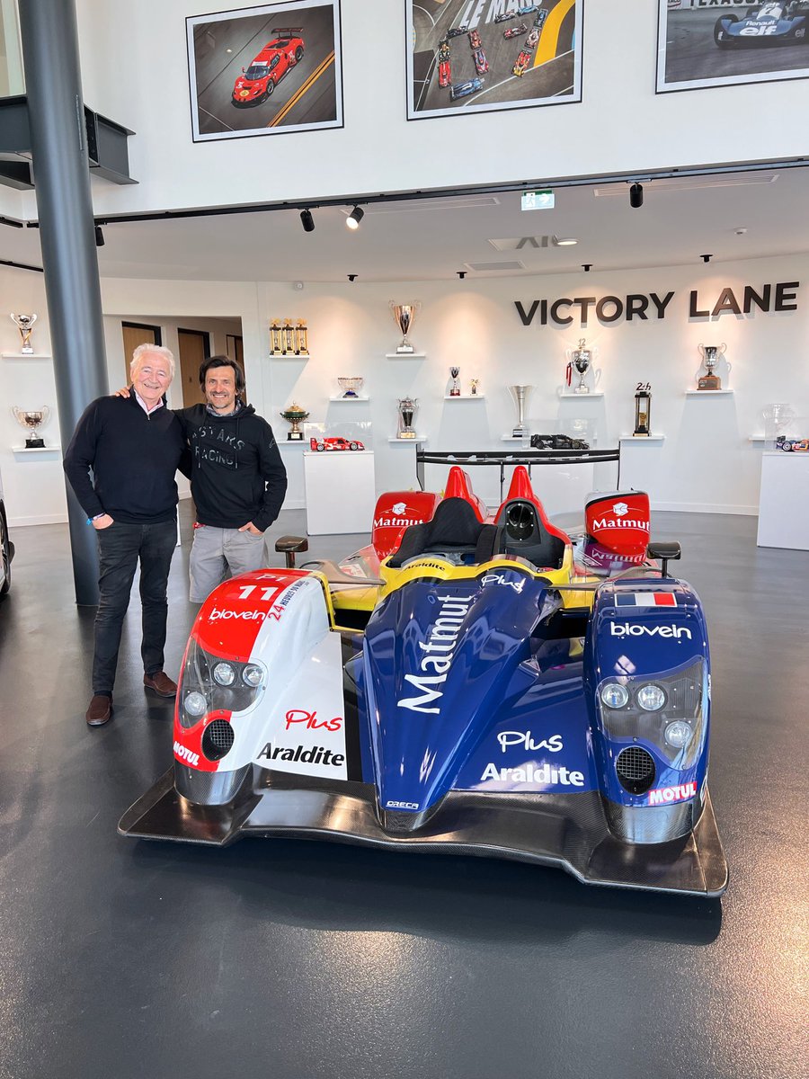 Oreca's tweet photo. 😍 An immense pleasure to welcome Stéphane Ortelli fully recovered at the #Technocentre! And a great opportunity to reconnect and relive some incredible memories we’ve shared over the years… Moments driven by passion, performance, and genuine emotion 🤩 https://t.co/RWT3DprxGS
