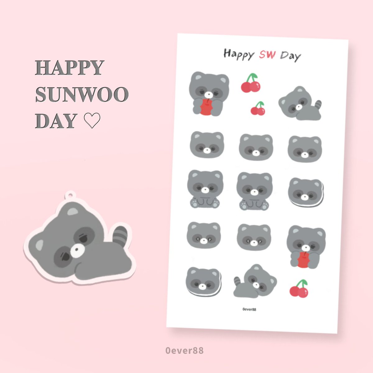 𝐇𝐀𝐏𝐏𝐘 𝐒𝐔𝐍𝐖𝐎𝐎 𝐃𝐀𝐘 ♡
씰스티커, 키링
ⓒ 0ever88

▫️🗓 ~ 4.30 23:59
▫️택배 배송
witchform.com/deposit_form/8…

#RT 추첨 한 분, #RT + #FOLLOW 추첨 한 분께 씰스티커 or 키링 을 드립니다!

#더보이즈 #THEBOYZ #TBZ  #선우 #SUNWOO