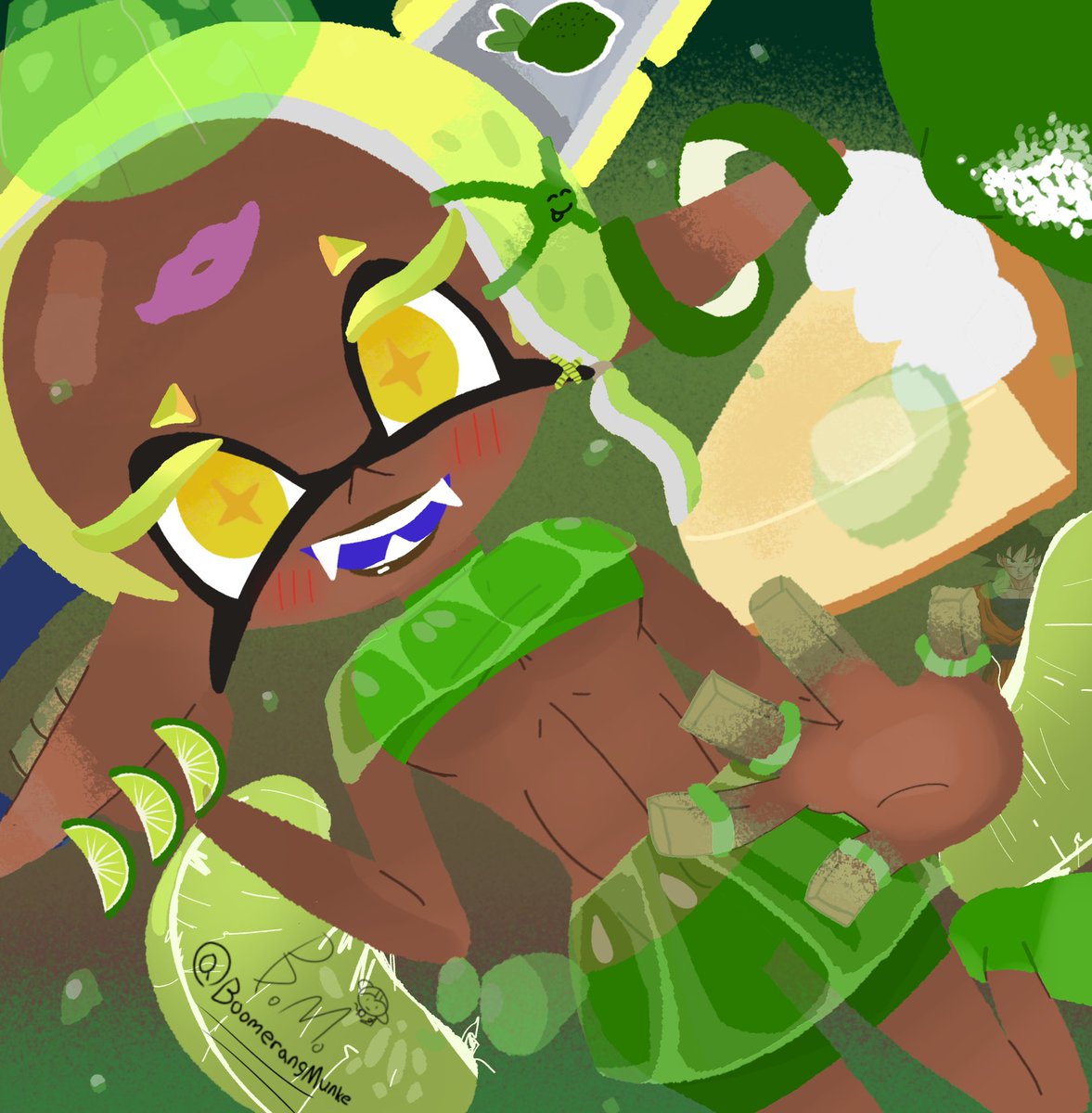 BoomerangMunke's tweet photo. THE GREEN FRUIT IDOLS ARE DONE!
The other three will be in a comment down under this post
#Splatoon3 #MarinaSplatoon #FryeSplatoon #ShiverSplatoon #BigManSplatoon #PearlSplatoon #Calliesplatoon
#MarieSplatoon
There, I hashtagged! https://t.co/FDy35sGdFB