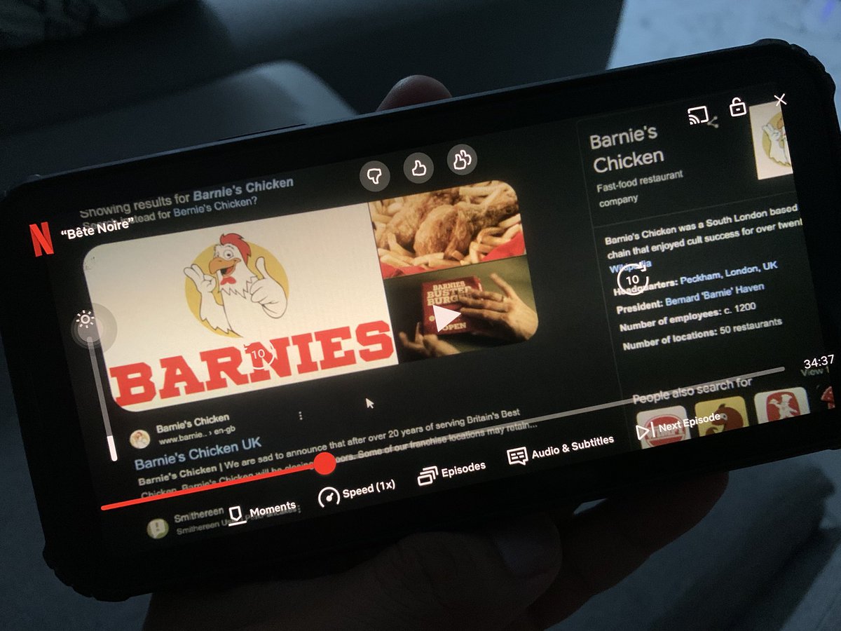 ricci_richy's tweet photo. Had to check and mine was Barnies. Black Mirror is also playing with its viewers by showing one episode with two different scenes. Diabolical. https://t.co/Eg0bIsj5Co