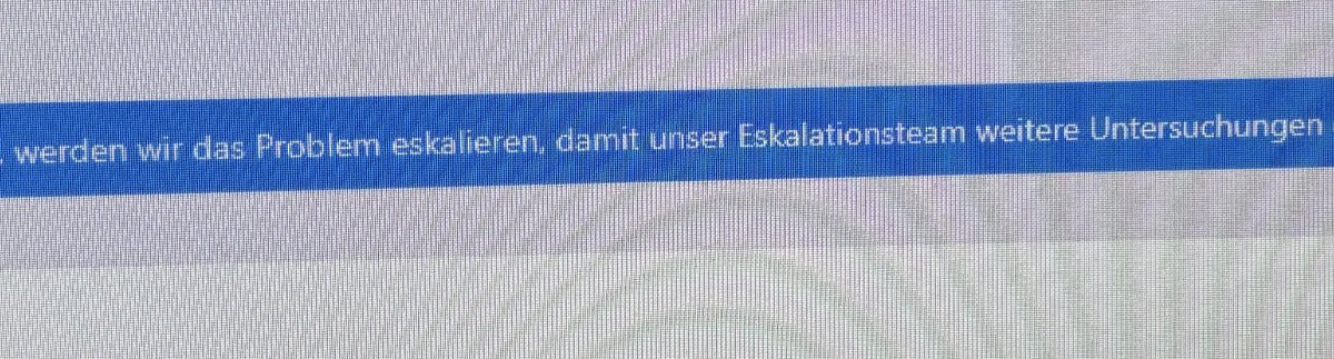 microsoft will das problem von meinem opa eskalieren hilfe