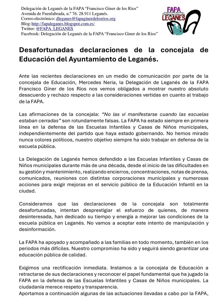 FAPA LEGANÉS tweet media