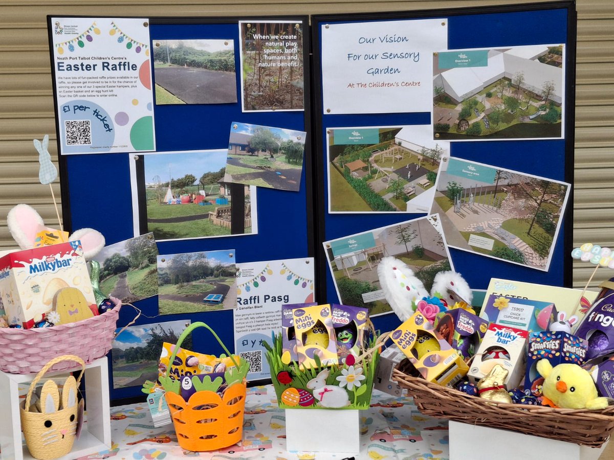 There is still time to enter our Easter raffle for our Children's therapy garden campaign at NPT Children's centre 🐥 swanseabayhealthcharity.enthuse.com/ChildrenCentre…