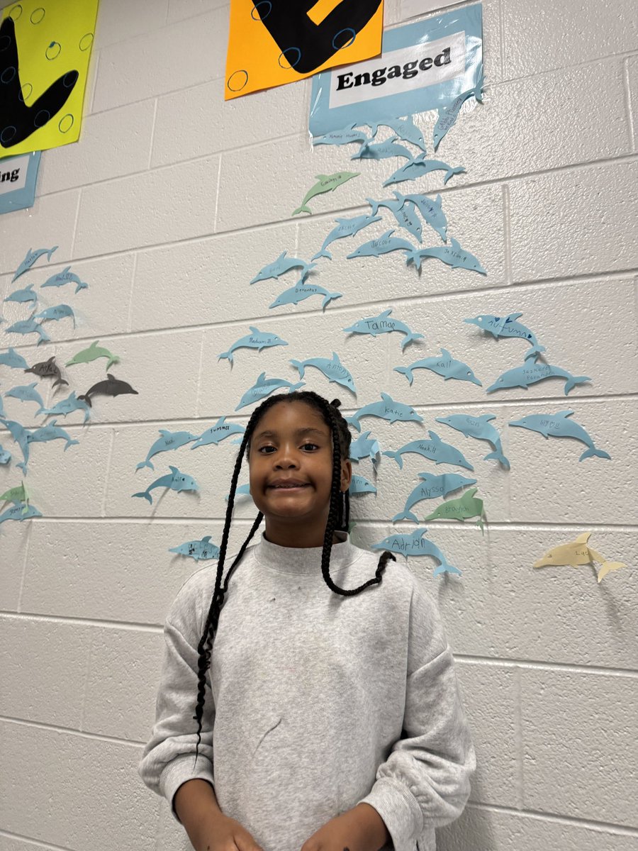 Congrats to Ja’cobe! She demonstrated engagement and earned positive phone call home! @clesdolphins <a href="/jehaws/">Jennifer Haws</a> <a href="/vbschools/">VBSchools</a>