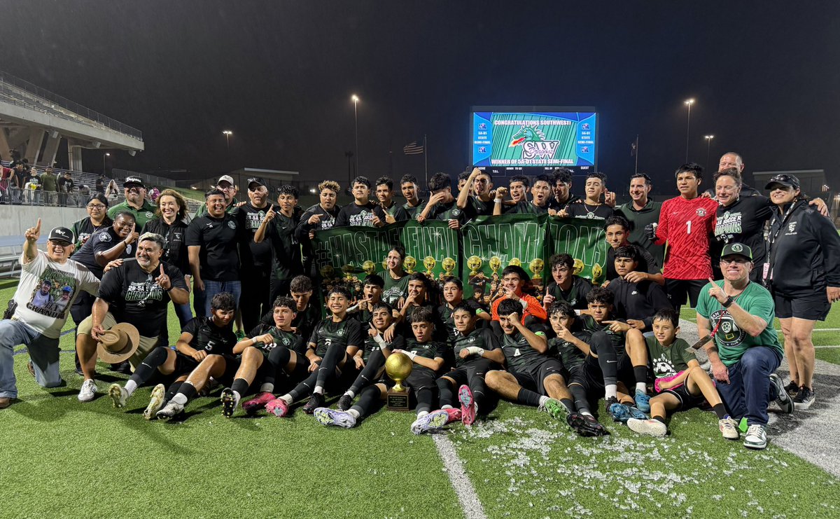 Good Luck ☘️ to the boys at <a href="/SWHSBoysSoccer/">SWHS BoysSoccer</a>! WIN STATE!

It’s be fun &amp; a blessing following y’all the last couple of years. Regardless of what happens, the story doesn’t end here. Enjoy the moment &amp; leave it all on the pitch!

I’ll be watching from San Francisco!

<a href="/TexasChief1/">Chief</a>