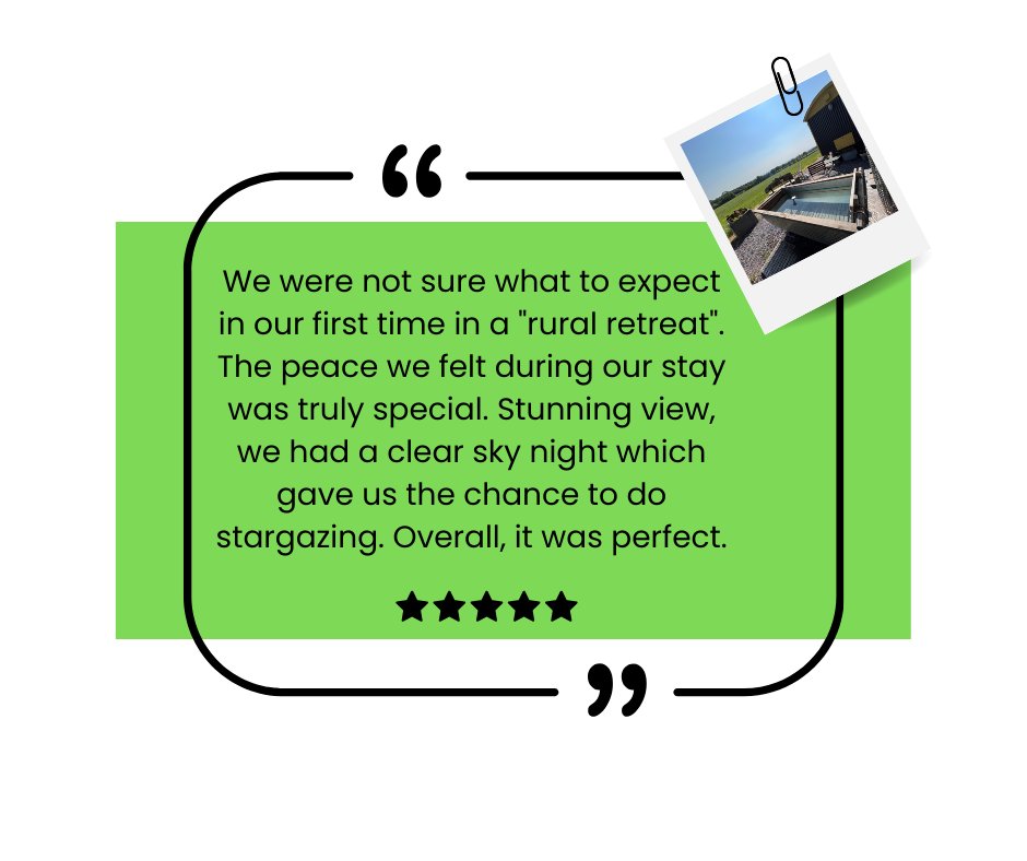 We're starting the week with another wonderful #guestreview! Book your Somerset glamping break at torviewshepherdshuts.co.uk/book #wells #frome #glastonbury #hottub #views