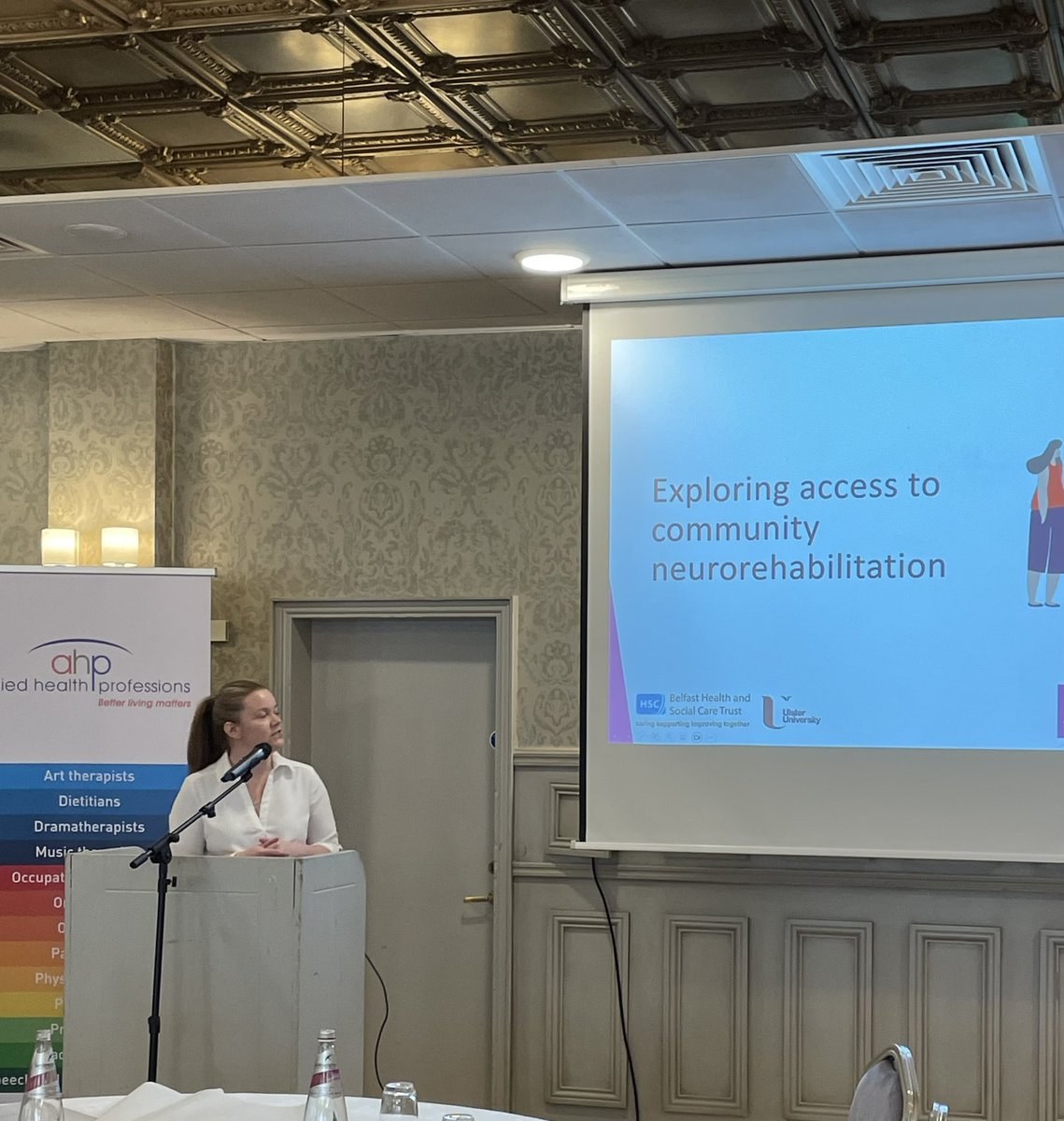 CSP CRE Hayley (@csphayley) on Twitter photo Physiotherapist Shona Pryde <a href="/BelfastTrust/">Belfast Trust</a> presented ‘Exploring access to community Rehabilitation’ at the opening of today’s consultation in Cookstown to develop a Rehab Framework for Northern Ireland
#Righttorehab #CRANI Physiotherapist Shona Pryde <a href="/BelfastTrust/">Belfast Trust</a> presented ‘Exploring access to community Rehabilitation’ at the opening of today’s consultation in Cookstown to develop a Rehab Framework for Northern Ireland
#Righttorehab #CRANI