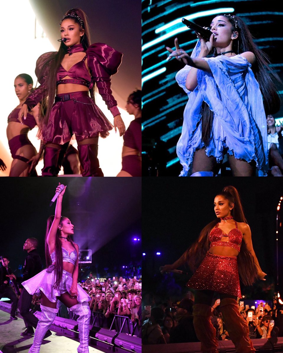 arianatorswildt's tweet photo. when ariana grande made history as the youngest person to headline coachella in 2019 https://t.co/p7fBc1EGEm