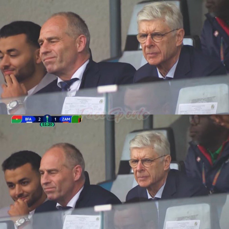 DiabateGueta's tweet photo. Arsene wenger été présent pour assister le match Burkinabé https://t.co/F0Oa1sQjGO