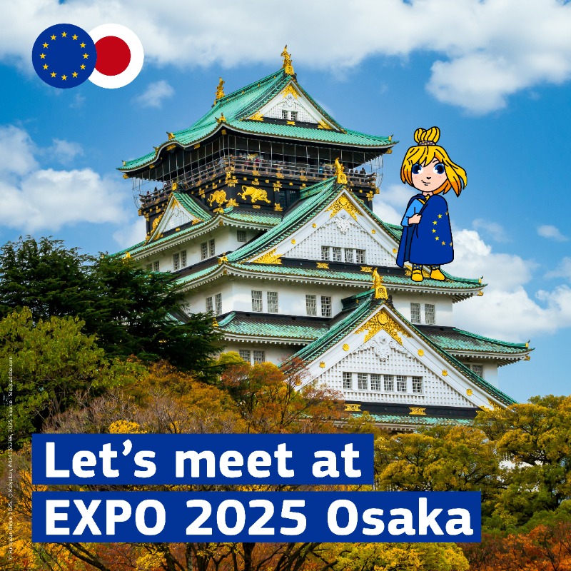 #EXPO2025 Osaka has just started!

From now until 13 October, we'll be sharing exciting moments from this global event.

Stay tuned to see how our research &amp; innovation projects are shaping a connected, resilient, and sustainable future!

👉 europa.eu/!DtMVNk