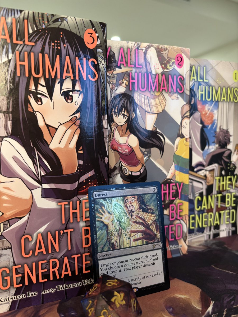We've been loving volume 3 of Destroy All Humans: They Can't be Regenerated. 90s vibes, MTG gameplay, and a budding romance, this manga is perfect for Magic: The Gathering fans

A big thank you to <a href="/wizards_magic/">Magic: The Gathering</a> and <a href="/VIZMedia/">VIZ Media</a> for sending us a copy

Volumes 1-3 available on Amazon