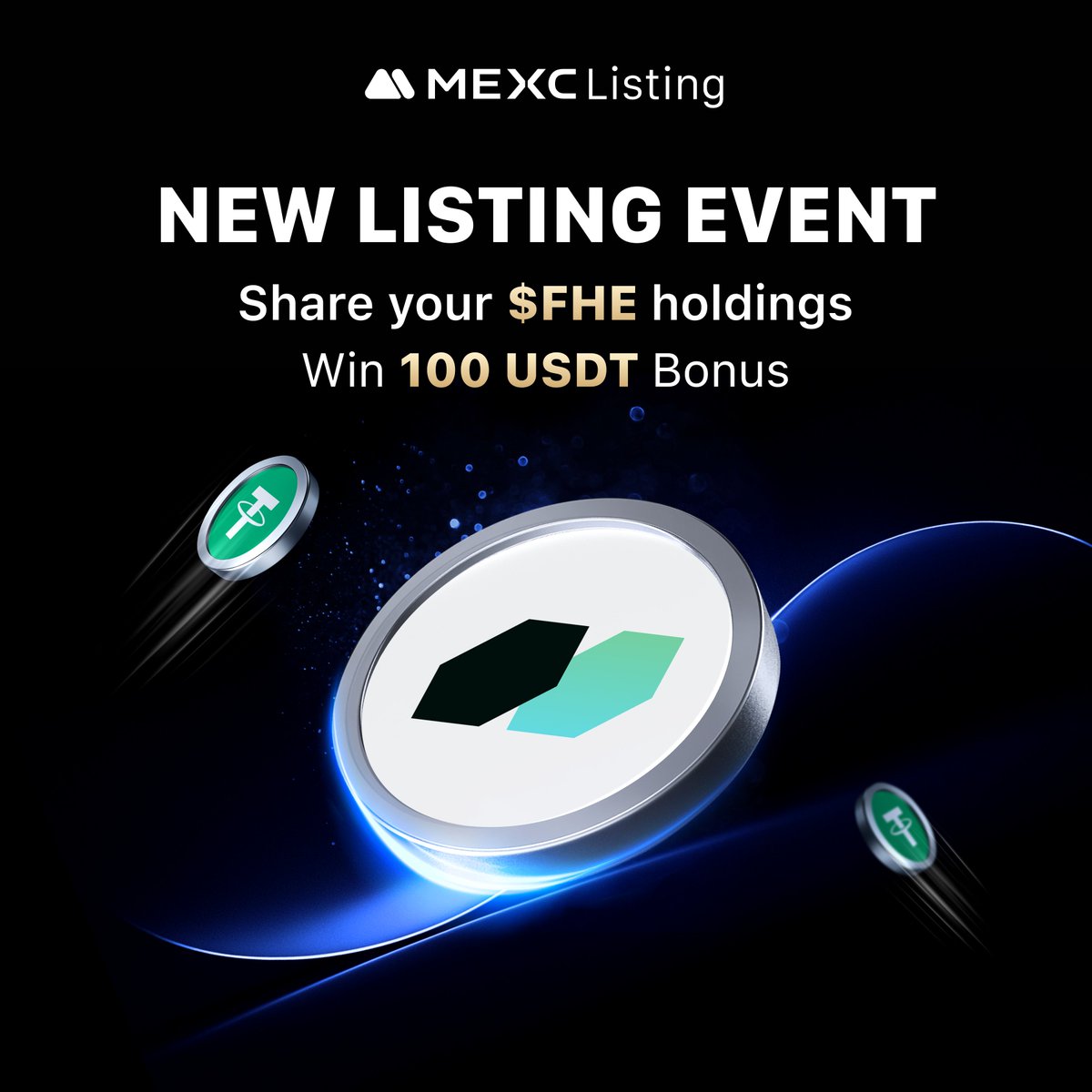 Alpha_MEXC's tweet photo. 🎰 #MEXC Giveaway Event 🎰

🤑 Share your $FHE holdings to WIN 100 USDT Bonus!

👉 How to Join:
1️⃣ Follow @MEXC_Listings
2️⃣ RT this post
3️⃣ Share your $FHE holdings on #MEXC, TAG 3️⃣ frens + your MEXC UID in the comments

💰 Reward: 100 USDT Bonus x 20 Lucky Winners
⏱️ Period: Now ~ Apr. 20 (UTC)
⏰ Winners announced at: Apr. 21 (UTC)

Trade $FHE on #MEXC 👉 https://t.co/5Yob58zUmT

Join $FHE Airdrop+ Now 👉 https://t.co/WKx8afW1Sx