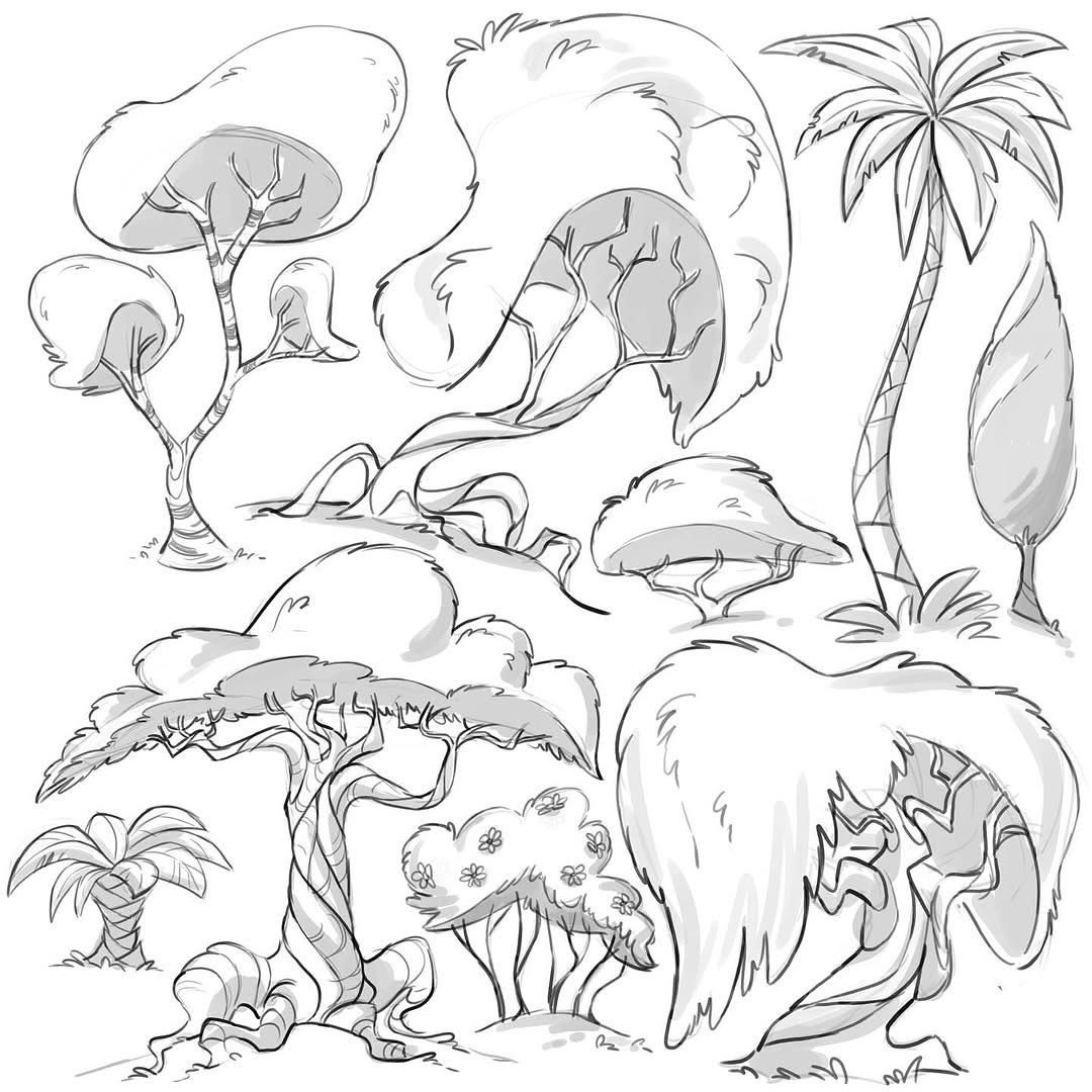 xppenusa's tweet image. #xppentutorial
How to draw trees. Starting simple!🍃🍃
Credit: @MitchLeeuwe 
#art #draw #drawing #artist #sketch #tekenen #doodle #dailyart