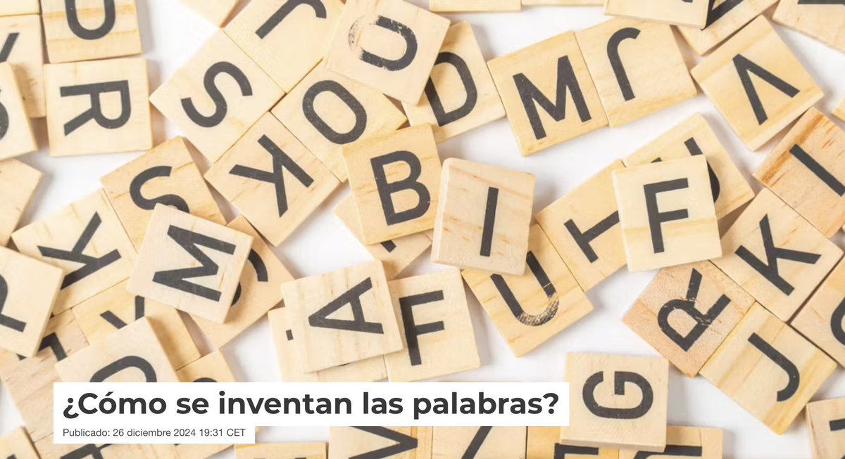 Lectura recomendada para el fin de semana:

        «¿Cómo se inventan las palabras?»

<a href="/parasynthetic/">Miguel Papineau se ha ido a Bluesky</a> y <a href="/paulapsobrino/">Paula P Sobrino</a> en <a href="/Conversation_E/">The Conversation ES</a>
➡️theconversation.com/como-se-invent…