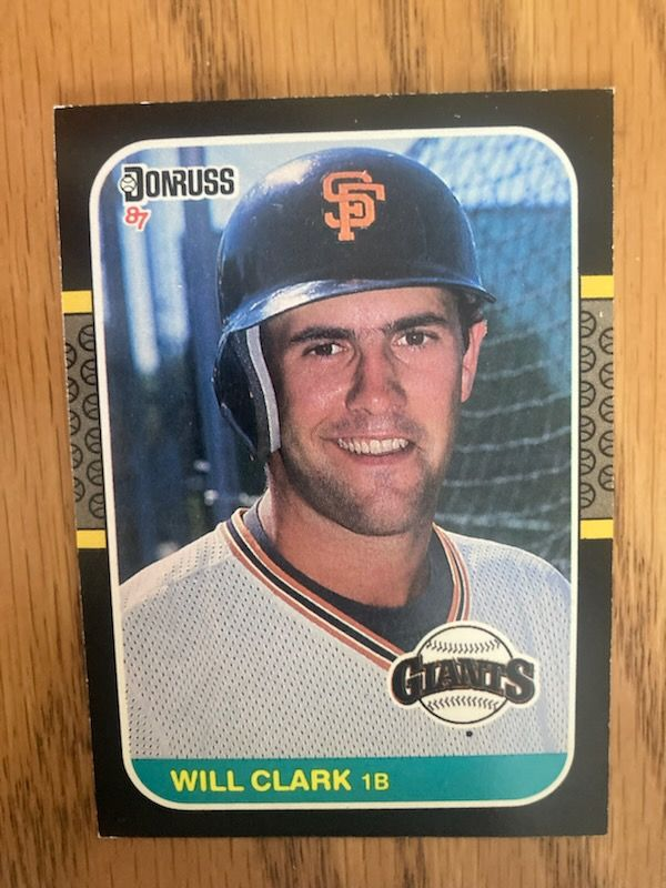 StarxScott's tweet image. 1987 Donruss Will "The Thrill" Clark
#CardsEveryCollectorShouldOwn