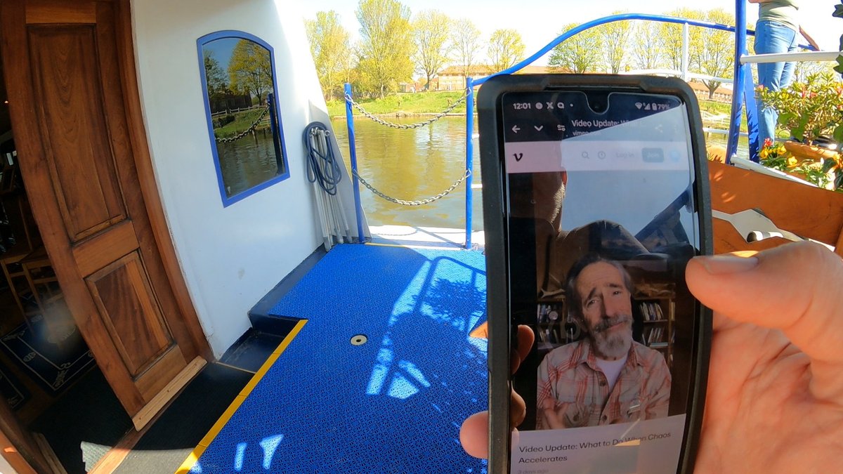 Grateful again for tech even across the pond and the weekly encouragement from John drops and you're leaning into his counsel.