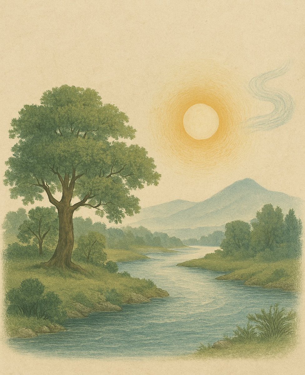 God has never been defined as simply as the way the Tao defines it: as nature🌳

Simply put, the Tao is nature or the way or flow of nature.

🌲As the tree grows,
as the sun glows☀️,
as the river flows🌊,
as the wind blows💨,
that is the Tao☯️