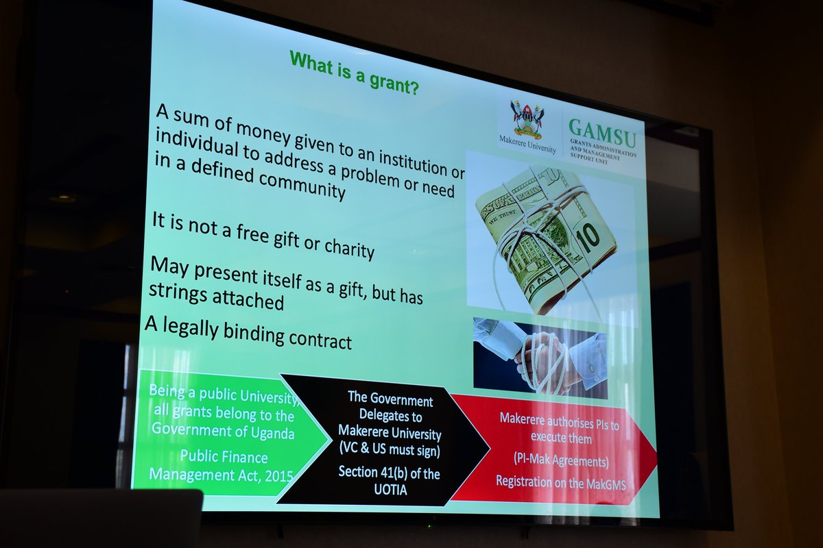 Makerere University COBAMS (@makcobams) on Twitter photo Day 2 of @MakCOBAMS Strategic Retreat
We're diving into the recap Day 1 & a powerful presentation by <a href="/Makerere/">Makerere University</a> GAMSU Head <a href="/SANNTamusuza/">Prof. Sylvia Antonia Tamusuza</a>
Today's focus: unlocking grant opportunities, writing winning proposals, and navigating the <a href="/Makerere/">Makerere University</a> grants management system effectively. Day 2 of @MakCOBAMS Strategic Retreat
We're diving into the recap Day 1 & a powerful presentation by <a href="/Makerere/">Makerere University</a> GAMSU Head <a href="/SANNTamusuza/">Prof. Sylvia Antonia Tamusuza</a>
Today's focus: unlocking grant opportunities, writing winning proposals, and navigating the <a href="/Makerere/">Makerere University</a> grants management system effectively.