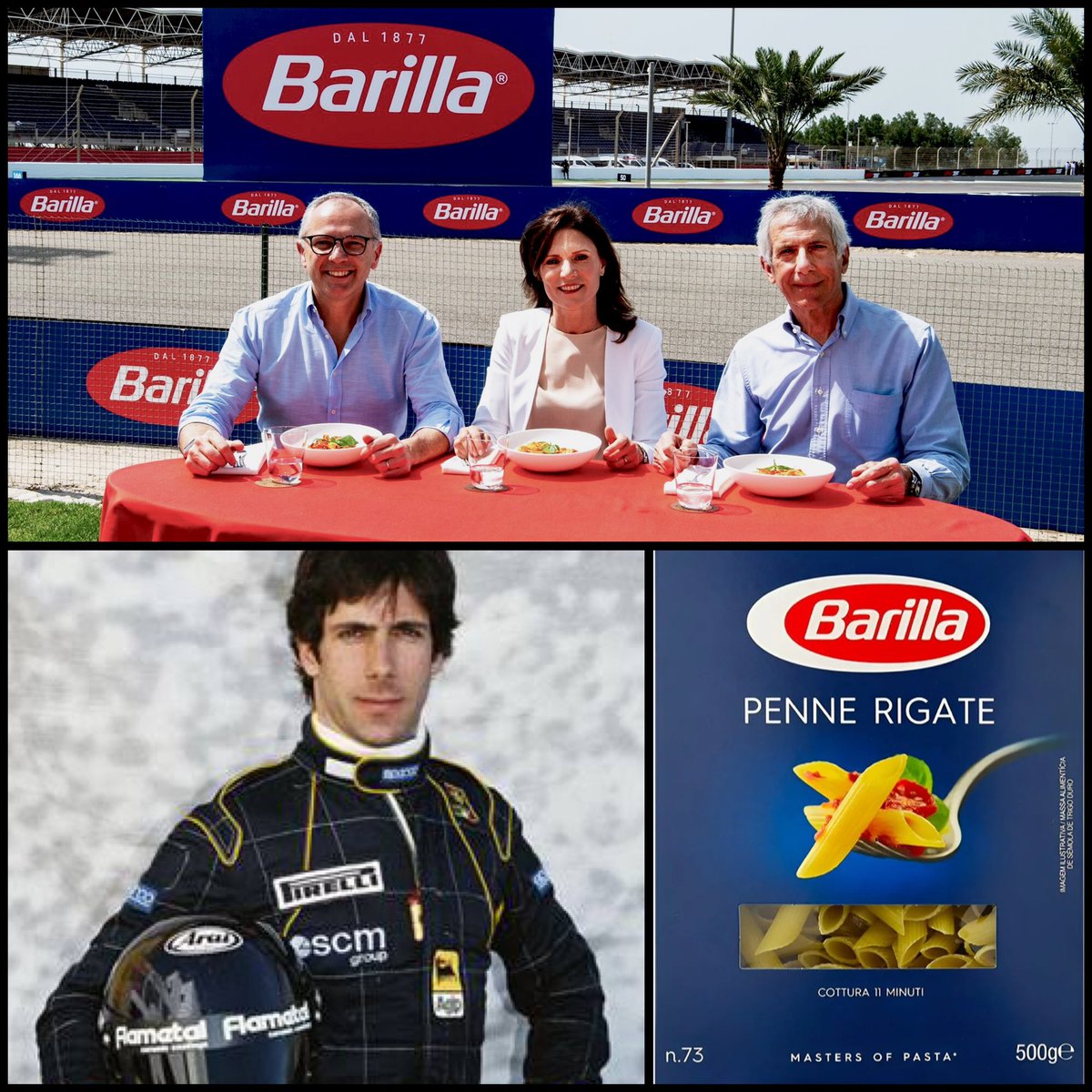cfmagindia's tweet photo. 35 years after racing for Minardi, #PaoloBarilla returns to the F1 paddock - this time with carbs, not cars! His family brand is now the Official Pasta Partner of @F1.
From grid to gnocchi. Full throttle, al dente. ๐๐๐๐
#F1 #Barilla #PastaPower #FullCircle https://t.co/JXH3Hq9qEv