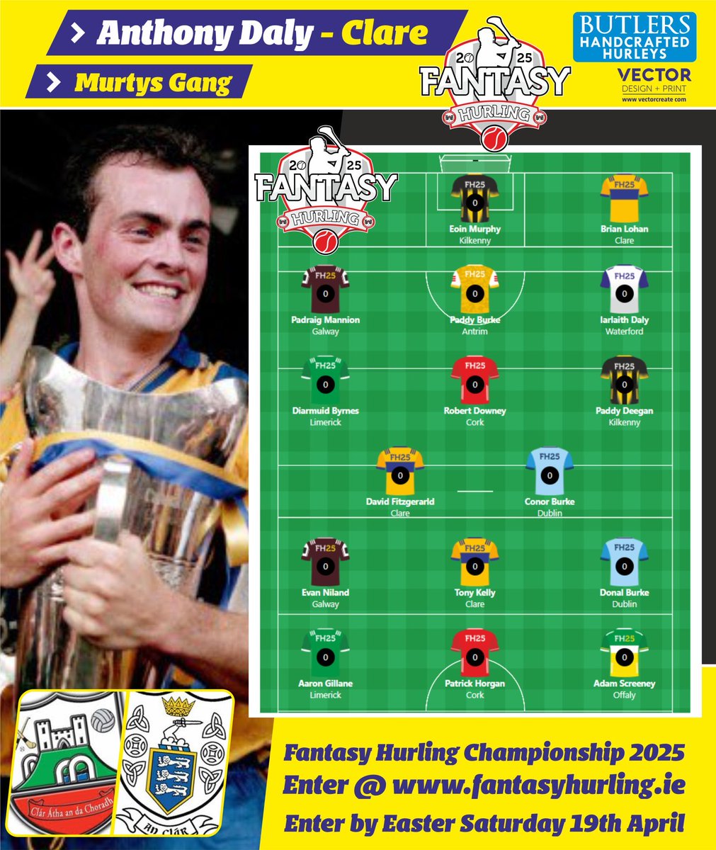 Anthony Daly (@daloanto) on Twitter photo Right here we go . Landers winning no more . Let’s be having ye 💪🏿.<a href="/LiamLsheedy/">Liam Sheedy</a> <a href="/ColinHiggins16/">Colin Higgins.</a> <a href="/ClarecastleGAA/">Clarecastle GAA, Camogie & Ladies Football Club</a> <a href="/Shaneytweet/">Shane Mc</a> <a href="/NedzerB13/">Eddie Brennan</a> <a href="/ursulajacob/">Ursula Jacob</a> <a href="/DonalOgC/">Dónal Óg Cusack</a> <a href="/TheSundayGame/">The Sunday Game</a> <a href="/ExaminerSport/">Irish Examiner Sport</a> Right here we go . Landers winning no more . Let’s be having ye 💪🏿.<a href="/LiamLsheedy/">Liam Sheedy</a> <a href="/ColinHiggins16/">Colin Higgins.</a> <a href="/ClarecastleGAA/">Clarecastle GAA, Camogie & Ladies Football Club</a> <a href="/Shaneytweet/">Shane Mc</a> <a href="/NedzerB13/">Eddie Brennan</a> <a href="/ursulajacob/">Ursula Jacob</a> <a href="/DonalOgC/">Dónal Óg Cusack</a> <a href="/TheSundayGame/">The Sunday Game</a> <a href="/ExaminerSport/">Irish Examiner Sport</a>