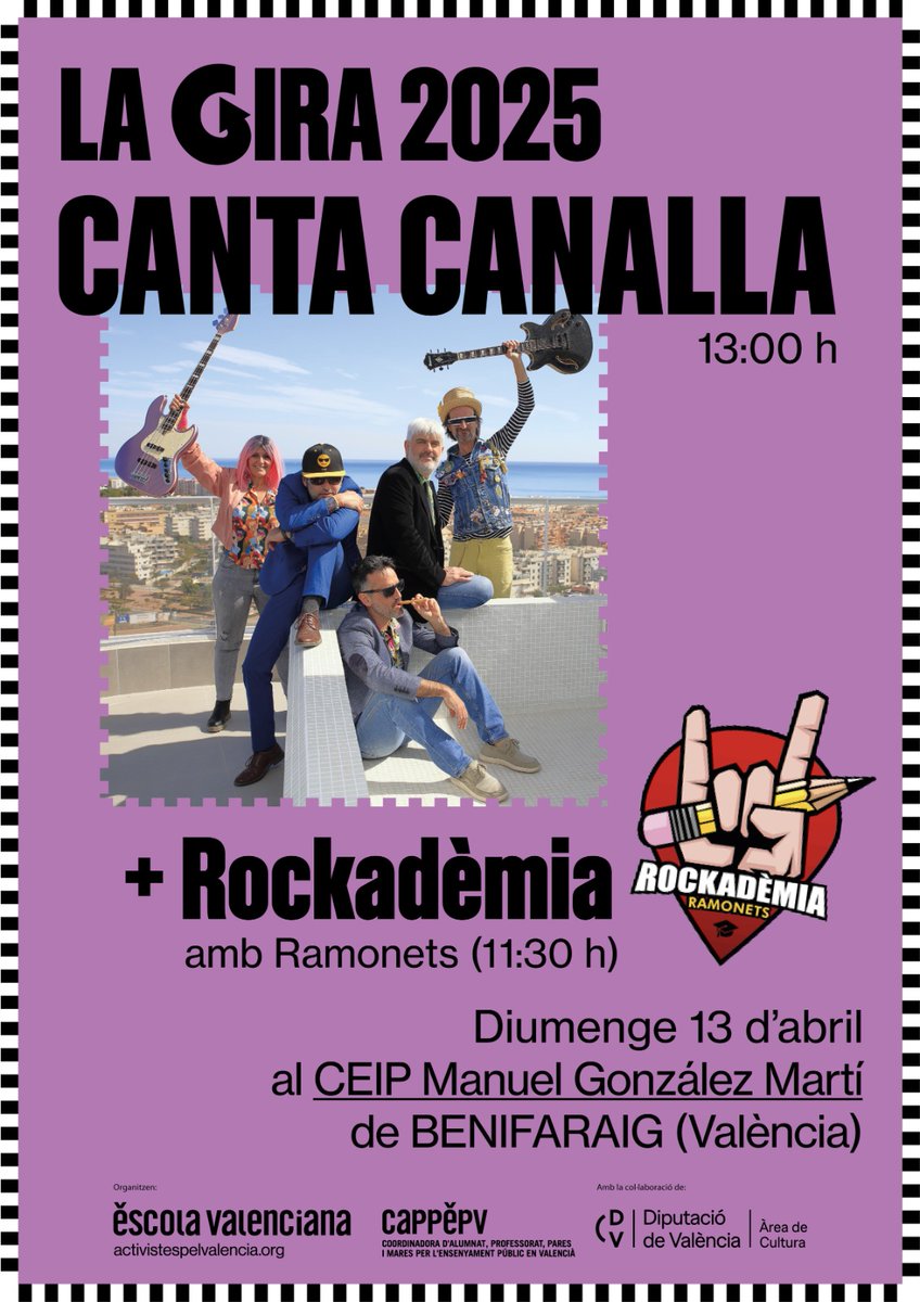 CompanyStas's tweet photo. #13abril25
2/4 d 9h "el Castellar d'Alcoi/parc elRomeral

#Trobades25 d'@escolatv a Benifaraig
2/4 d'11h #Ramonets
1hV #CantaCananalla

12h
✓ @PauAlabajos a Paterna/cementeri
✓ "El vol de Guillem" d #RicardTàpera a Burjassot/@bassot_

6hV @BPenalba a Igualada/@museupelligual1 https://t.co/QX3xjCHWeT