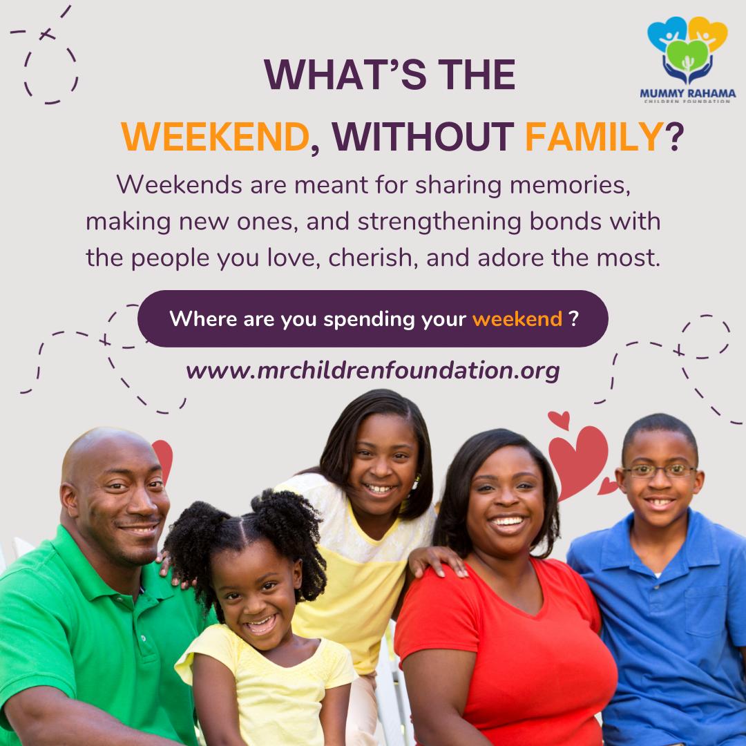 MummyRahama's tweet photo. Weekends are meant for sharing memories, making new ones, and strengthening bonds with the people you love, cherish, and adore the most.
.
.
#weekends #children #family #MRCF #love #togetherness https://t.co/dQFAtv7BMU
