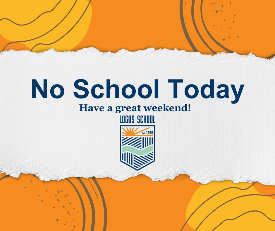 Logos_StLouis's tweet photo. Reminder: No school today, Friday, April 11th! 🎉 Term 5 is here, and congrats to our Term 4 graduates! Our staff is finalizing grades and getting ready for an amazing new term. Enjoy the day! 😊 #LogosSchool #Term5Begins #CongratsGraduates #FinalizingGrades https://t.co/S9YCepxVkT
