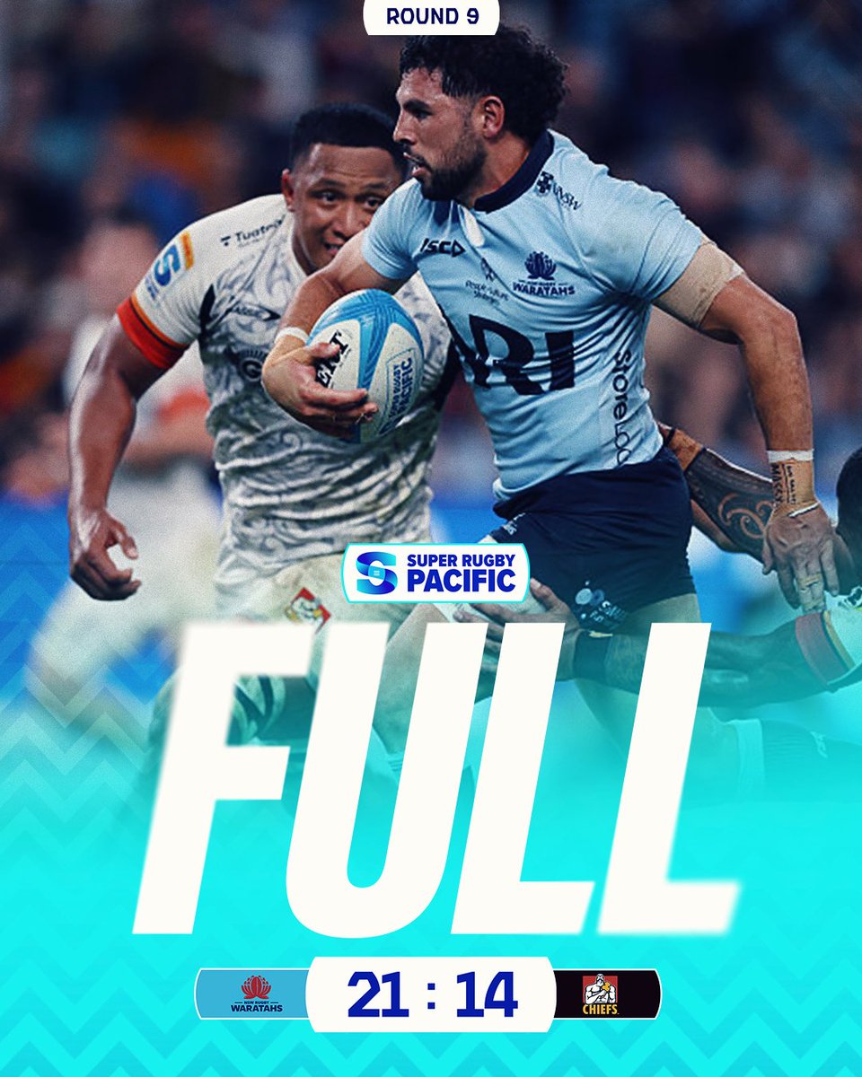 NSW Waratahs have defeated the Chiefs at home for the first time since 2016 🔥

#SuperRugbyPacific | #WARvCHI