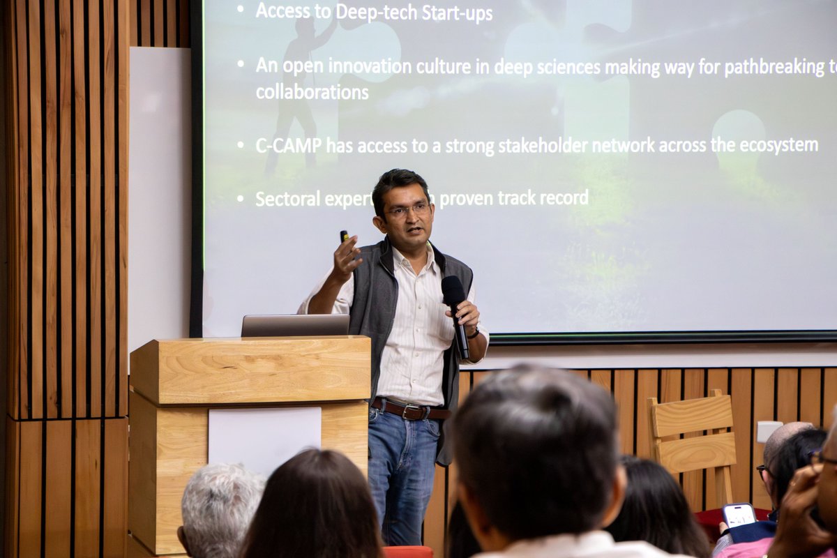 CCAMP_India's tweet image. Leading the very first edition of #BioWave! A revolutionary initiative to catalyse India's Bioeconomy and boost it's much needed deep-science sector. A platform with the mission to make India a global leader of science-led healthcare, agritech and cleantech solutions!

CCAMP was