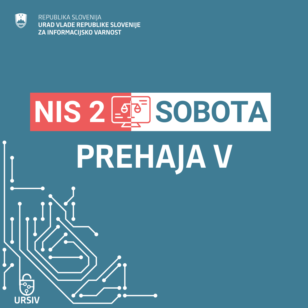 URSIV_Slovenia's tweet photo. 📢 »NIS2 Sobota« prehaja v rubriko »ZInfV-1 Sobota« 🛡️
📅 Spremljajte nas vsako soboto, saj bomo ZInfV-1 predstavili na čim bolj praktičen in razumljiv način.
#ZInfV1 #KibernetskaVarnost #URSIV #ZInfV1Sobota #Slovenija #InformacijskaVarnost https://t.co/KX5T4BolDe