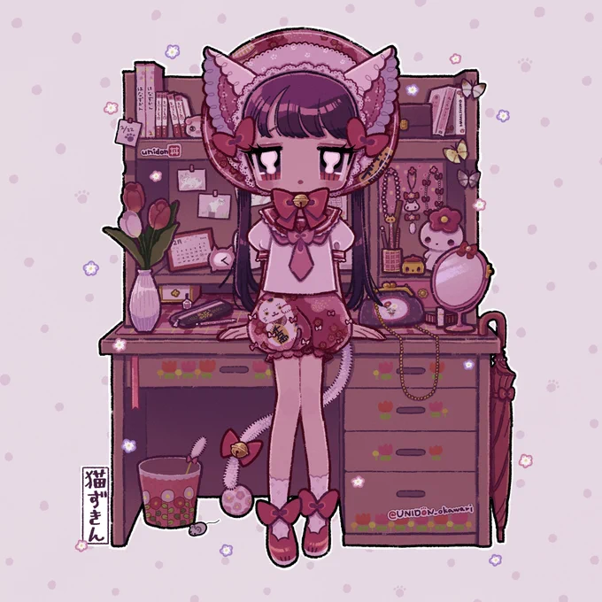 創作 猫ずきんちゃん 