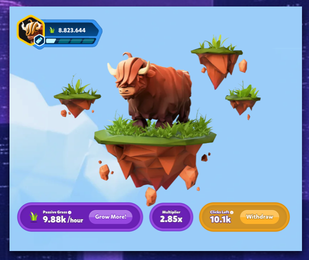 Snapshot for <a href="/EclipseFND/">Eclipse</a> Turbo Tap today 📸

My final stats:
- +8.8M grass
- Founder tapper
- General rank 2100
- Tapper rank 6500
- Lots of bottles of mil have been collected
- Holding 2 <a href="/asclubnft/">After School Club</a> 
- Not an OG in discord (would love to)
- Not in Nata's army (would love to)