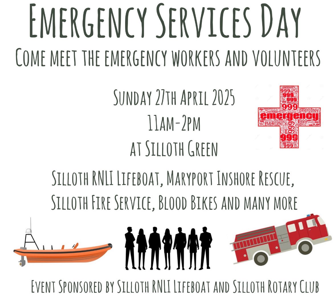 ⭐️Emergency Services Day
⭐️27th April
⭐️11am - 2pm <a href="/SillothGreen/">Silloth Green</a> 

@Tacmedic_ &amp; I will be there providing CPR awareness throughout the day, <a href="/nwamb_Cumbria/">NWAS Cumbria</a> &amp; local CFR teams will be providing guidance and information on how you can join us 

Come &amp; meet us we’d love to see you!